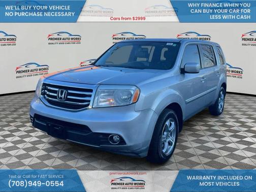 Alabaster Silver Metallic 2014 Honda Pilot EX-L