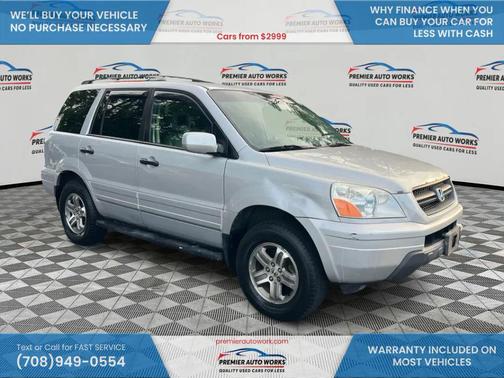 Starlight Silver Metallic 2003 Honda Pilot EX-L