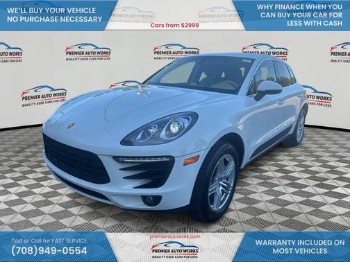White 2015 Porsche Macan Macan Sport Edition