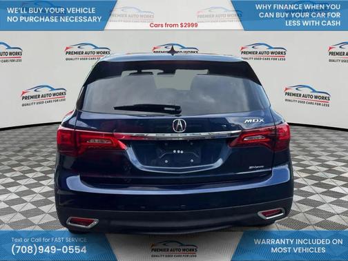 Fathom Blue Pearl 2014 Acura MDX 3.5L