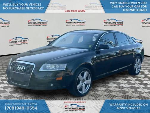 Black 2008 Audi A6 3.2 quattro