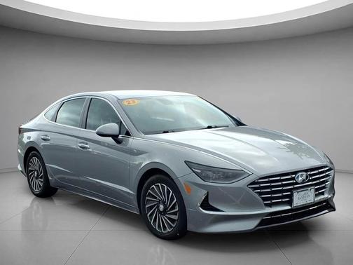 Curated Silver 2023 Hyundai SONATA Hybrid SE