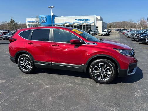 Radiant Red 2021 Honda CR-V AWD EX-L