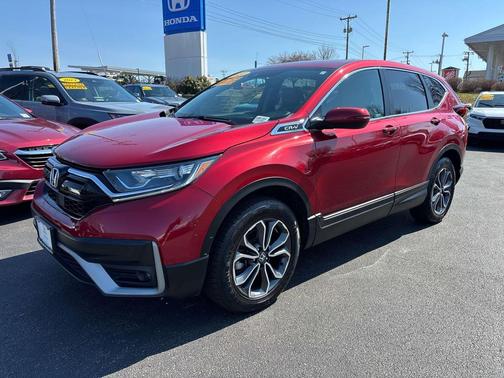 Radiant Red 2021 Honda CR-V AWD EX-L