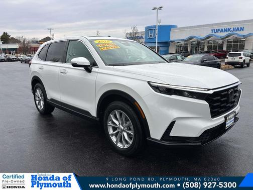 Platinum White Pearl 2025 Honda CR-V EX-L AWD