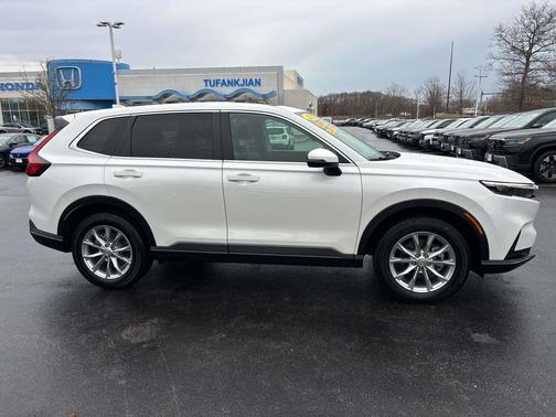 Platinum White Pearl 2025 Honda CR-V EX-L AWD