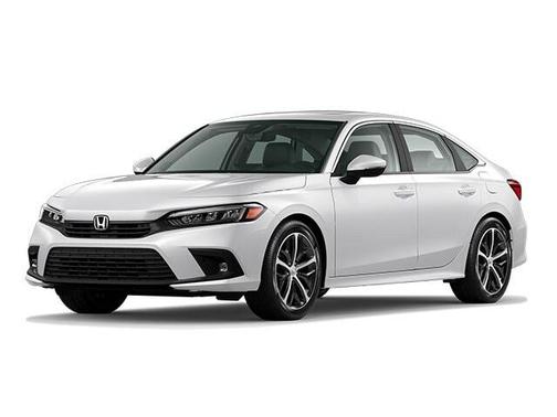Platinum White Pearl 2023 Honda Civic Touring