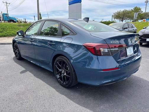 Blue Lagoon Pearl 2025 Honda Civic Sport