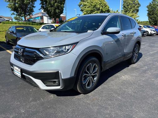 Gray 2021 Honda CR-V AWD EX-L