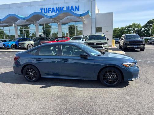 Blue Lagoon Pearl 2026 Honda Civic Hybrid Sport