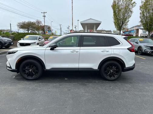 Platinum White Pearl 2024 Honda CR-V Hybrid Sport AWD