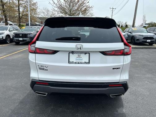 Platinum White Pearl 2024 Honda CR-V Hybrid Sport AWD
