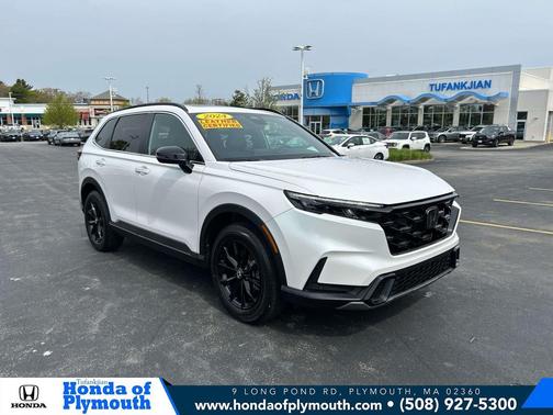 Platinum White Pearl 2024 Honda CR-V Hybrid Sport AWD