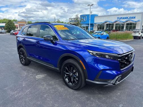 Blue 2025 Honda CR-V Hybrid Sport AWD