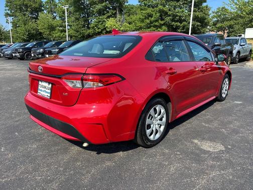 Barcelona Red 2021 Toyota Corolla LE