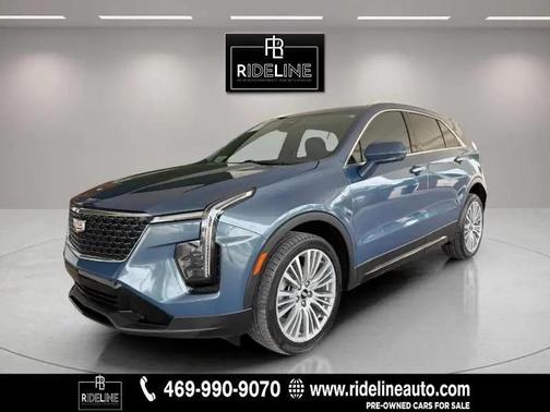 Deep Sea Metallic 2024 Cadillac XT4 Premium Luxury