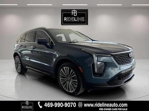 Deep Sea Metallic 2024 Cadillac XT4 Premium Luxury
