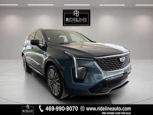 Deep Sea Metallic 2024 Cadillac XT4 Premium Luxury