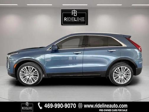 Deep Sea Metallic 2024 Cadillac XT4 Premium Luxury