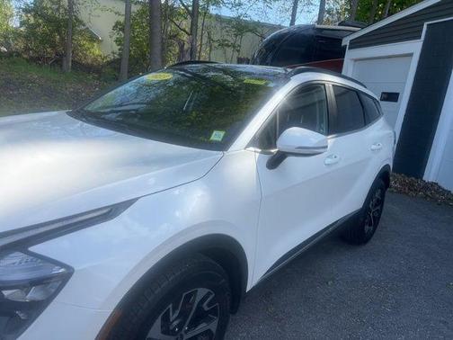 Snow White Pearl 2023 Kia Sportage Hybrid EX