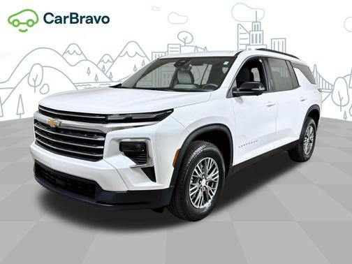 Summit White 2026 Chevrolet Traverse LT