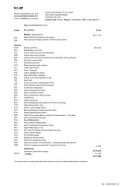 2023 Mercedes-Benz AMG E 63 S 4MATIC