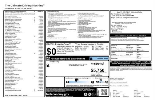 2023 BMW M550 i Xdrive
