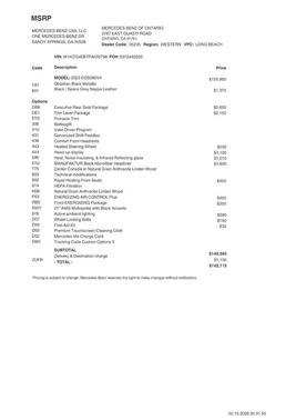 2023 Mercedes-Benz EQS 580 4MATIC