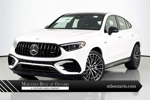Polar White 2026 Mercedes-Benz AMG GLC 43 4MATIC Coupe