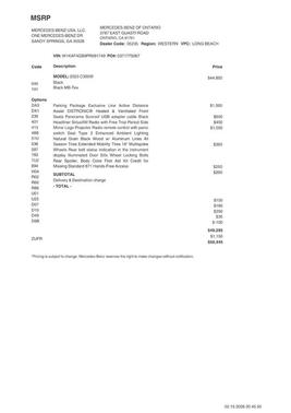 2023 Mercedes-Benz C-Class Sedan