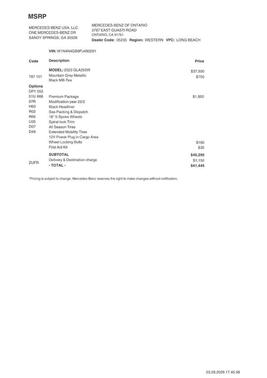 2023 Mercedes-Benz GLA 250 Base