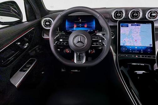 Obsidian Black Metallic 2026 Mercedes-Benz AMG GLC 43 4MATIC Coupe
