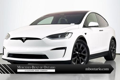 Pearl White Multi-Coat 2023 Tesla Model X Standard Range