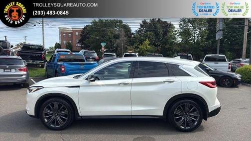 Majestic White 2020 INFINITI QX50 ESSENTIAL