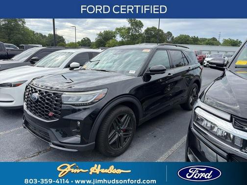 Black Metallic 2025 Ford Explorer ST