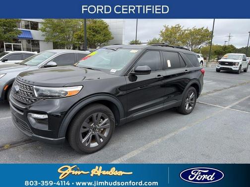 Agate Black Metallic 2023 Ford Explorer XLT