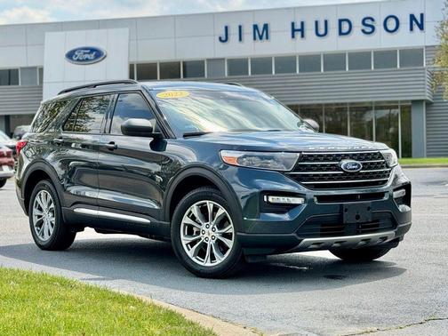 Stone Blue Metallic 2022 Ford Explorer XLT