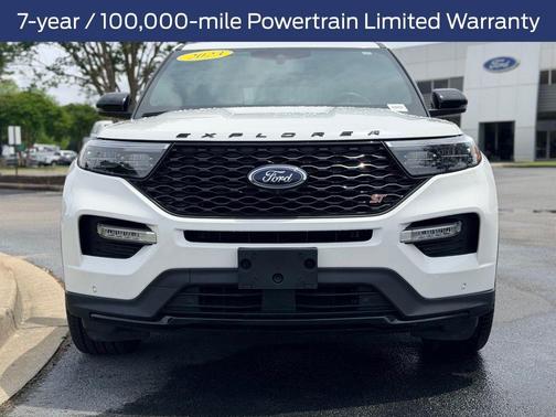 White Metallic 2023 Ford Explorer ST