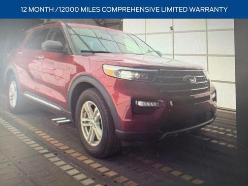 Red Metallic 2022 Ford Explorer XLT