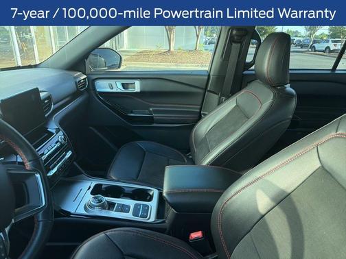 Rapid Red Metallic Tinted Clearcoat 2023 Ford Explorer ST-Line