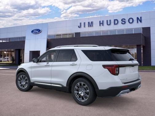 White Metallic 2026 Ford Explorer Platinum