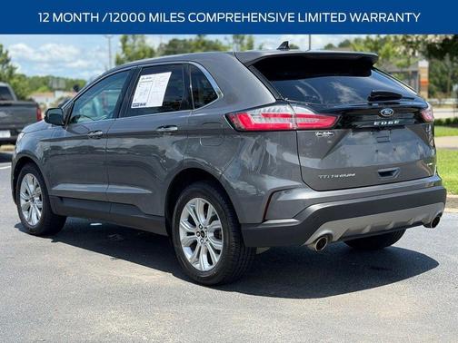Gray Metallic 2024 Ford Edge Titanium