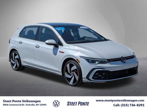 Opal White Pearl Effect 2023 Volkswagen Golf GTI 2.0T SE