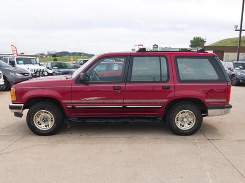 Red 1994 Ford Explorer XLT