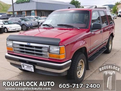 Red 1994 Ford Explorer XLT