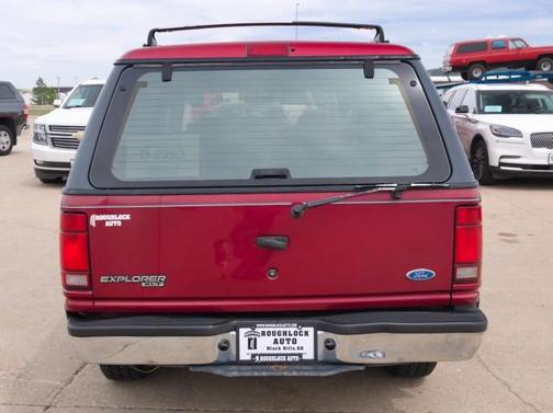 Red 1994 Ford Explorer XLT