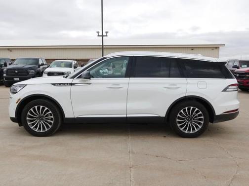 Pristine White Metallic Tri-Coat 2022 Lincoln Aviator Reserve AWD