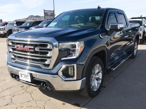 Pacific Blue Metallic 2021 GMC Sierra 1500 SLT
