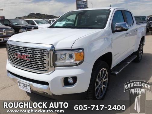 Summit White 2019 GMC Canyon Denali