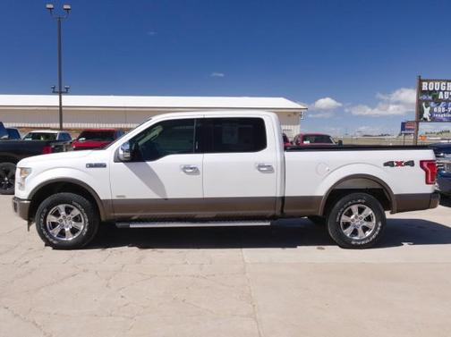 White Platinum Metallic Tri-Coat 2017 Ford F-150 Lariat